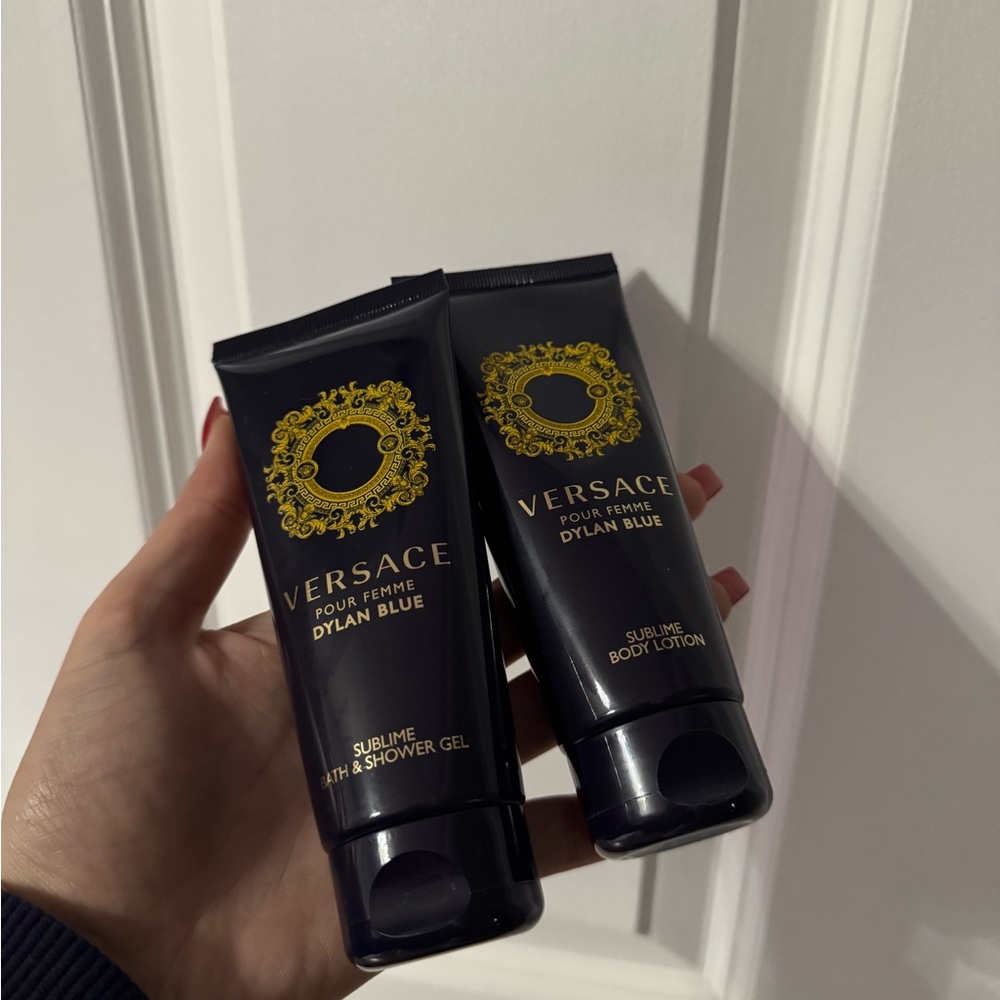 Versace Dylan Blue Sublime Set in Black and Gold